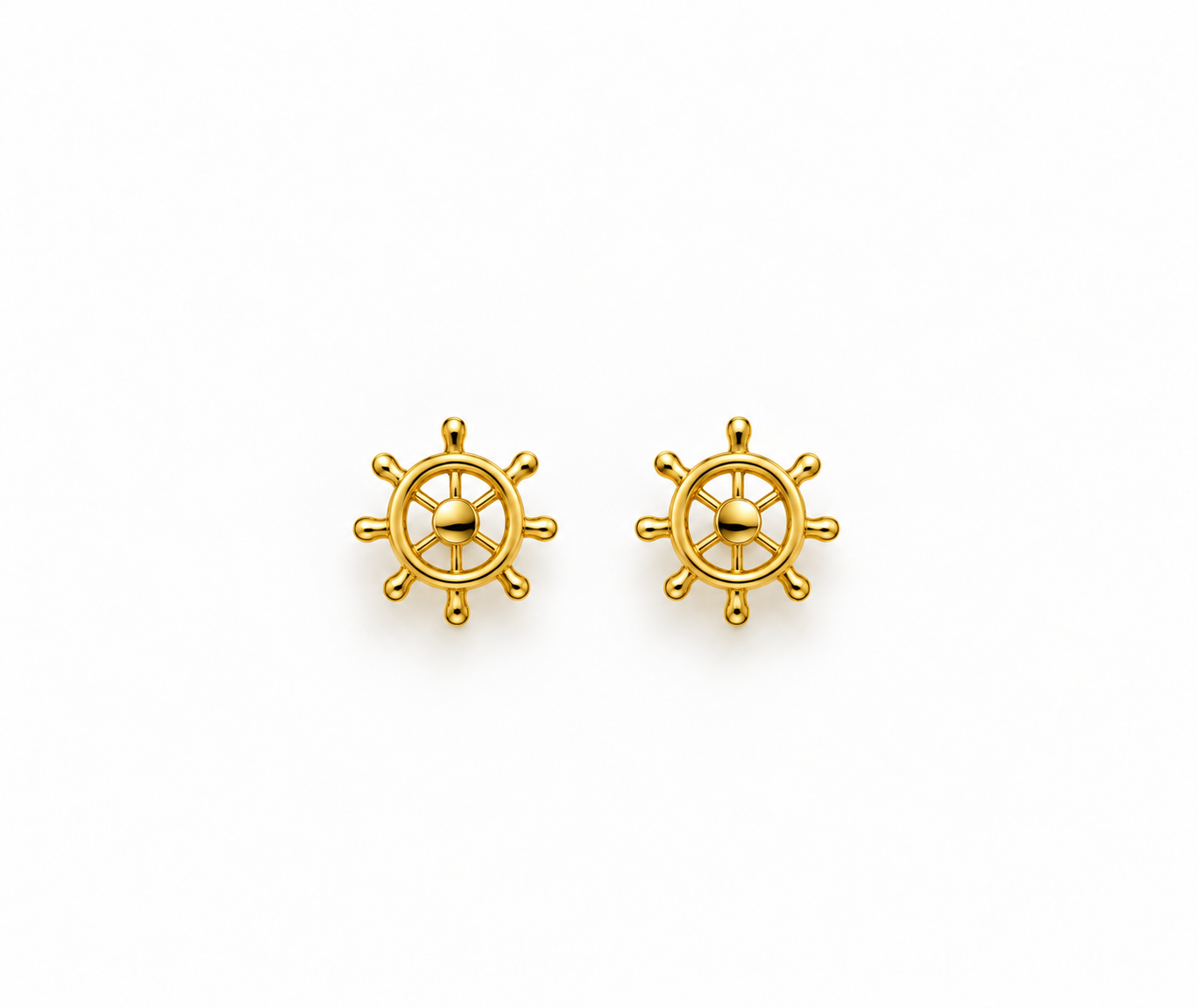 Anchor Stud Earrings