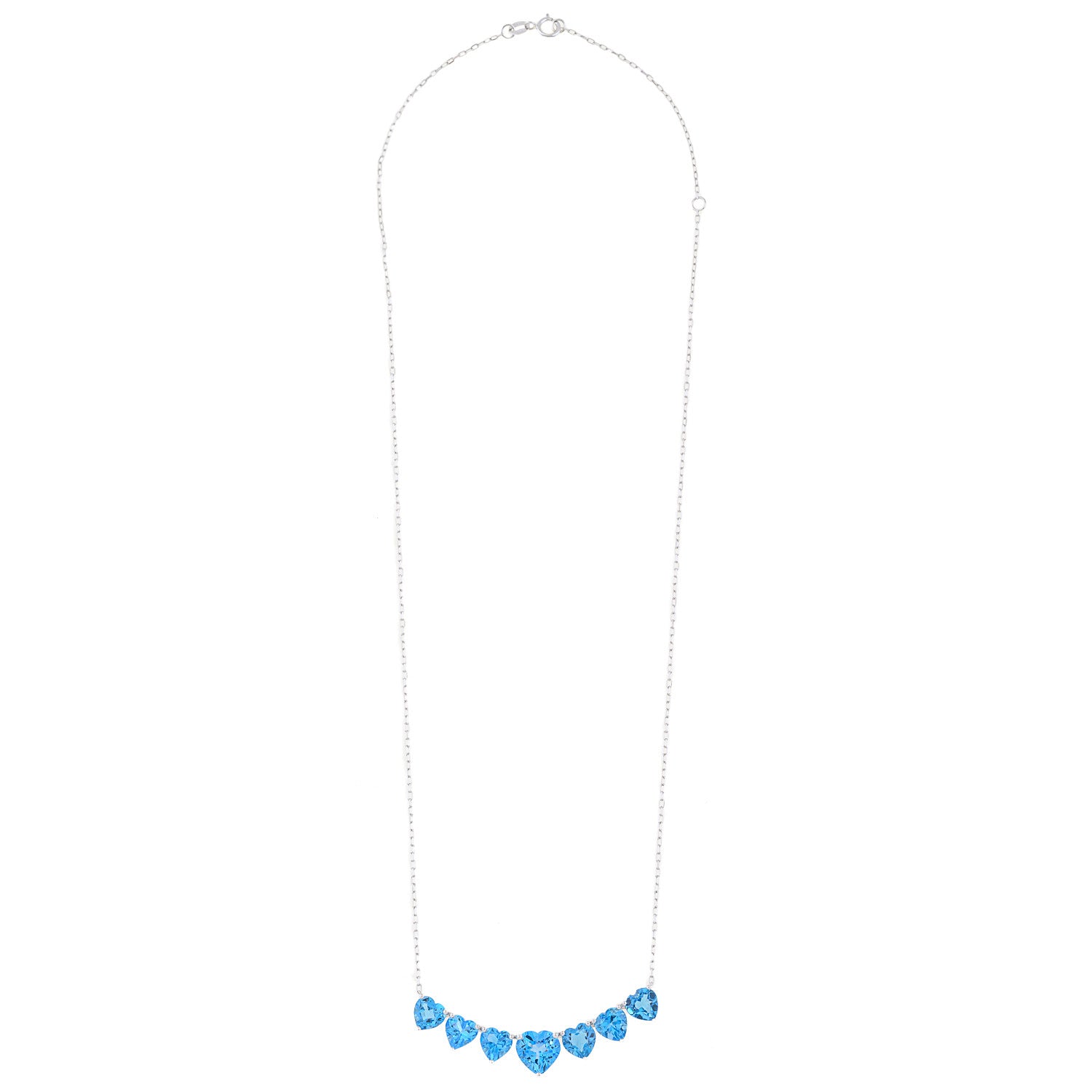 Sky Color Hearts Necklace