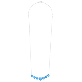 Sky Color Hearts Necklace