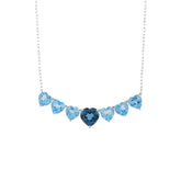 Sky Drop Hearts Necklace