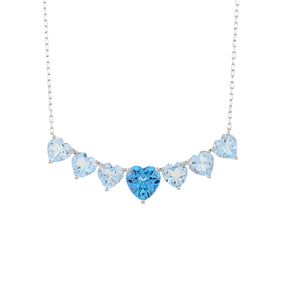 Twilight Glow Hearts Necklace