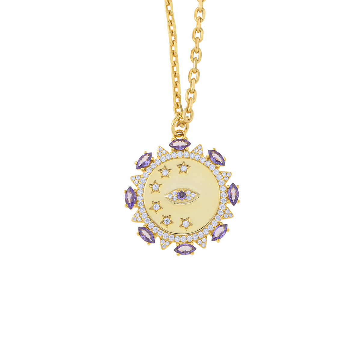 Six Stars Eye Necklace