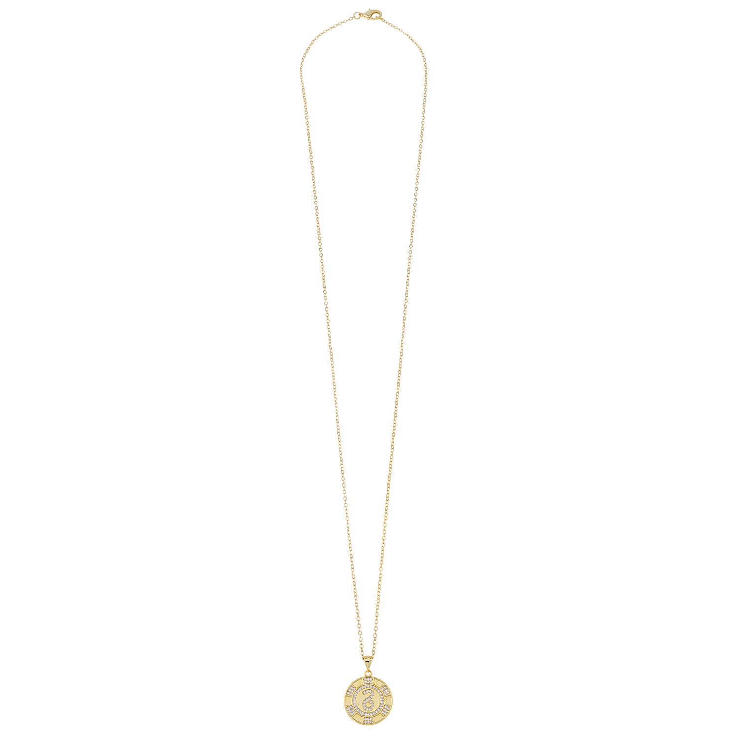 Monogram 26 Coin Necklace