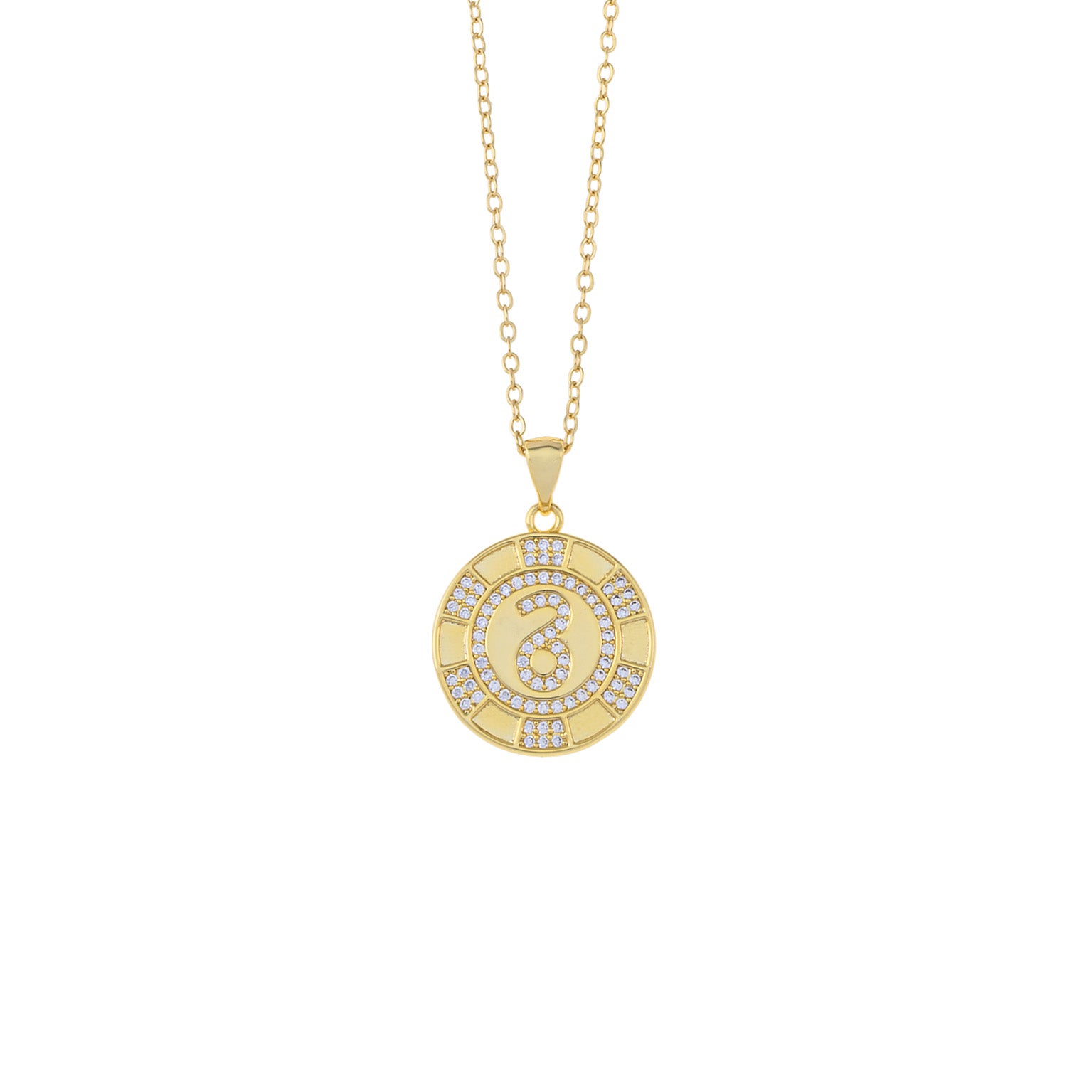 Monogram 26 Coin Necklace