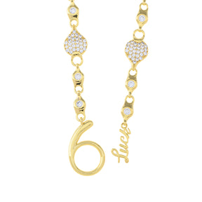 Pass your Luck through the #6 Necklace
