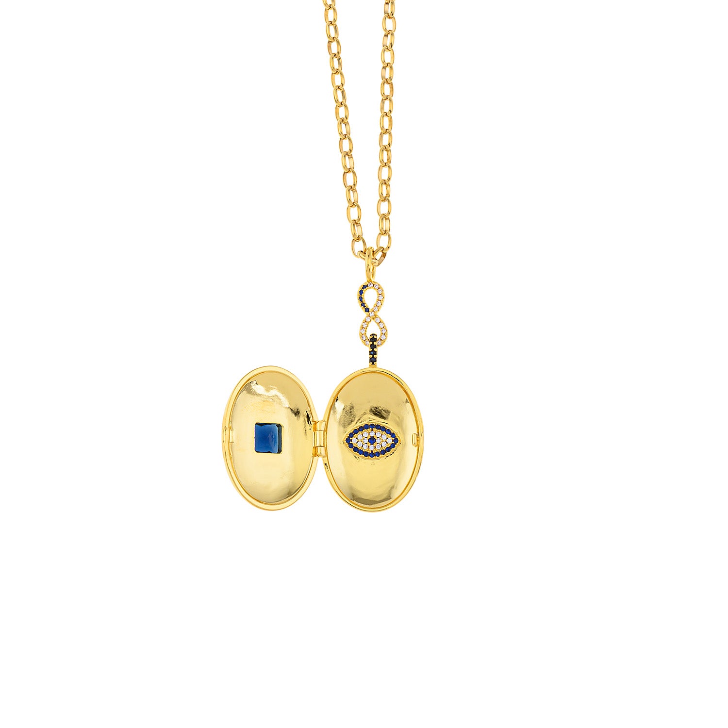 Eye Locket Necklace