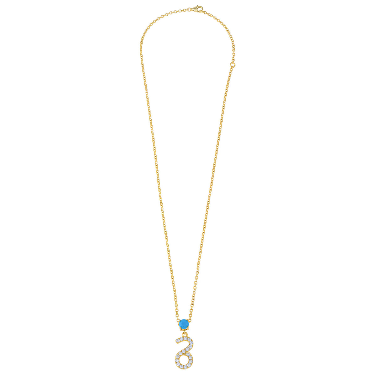 Mini 26 Monogram Necklace