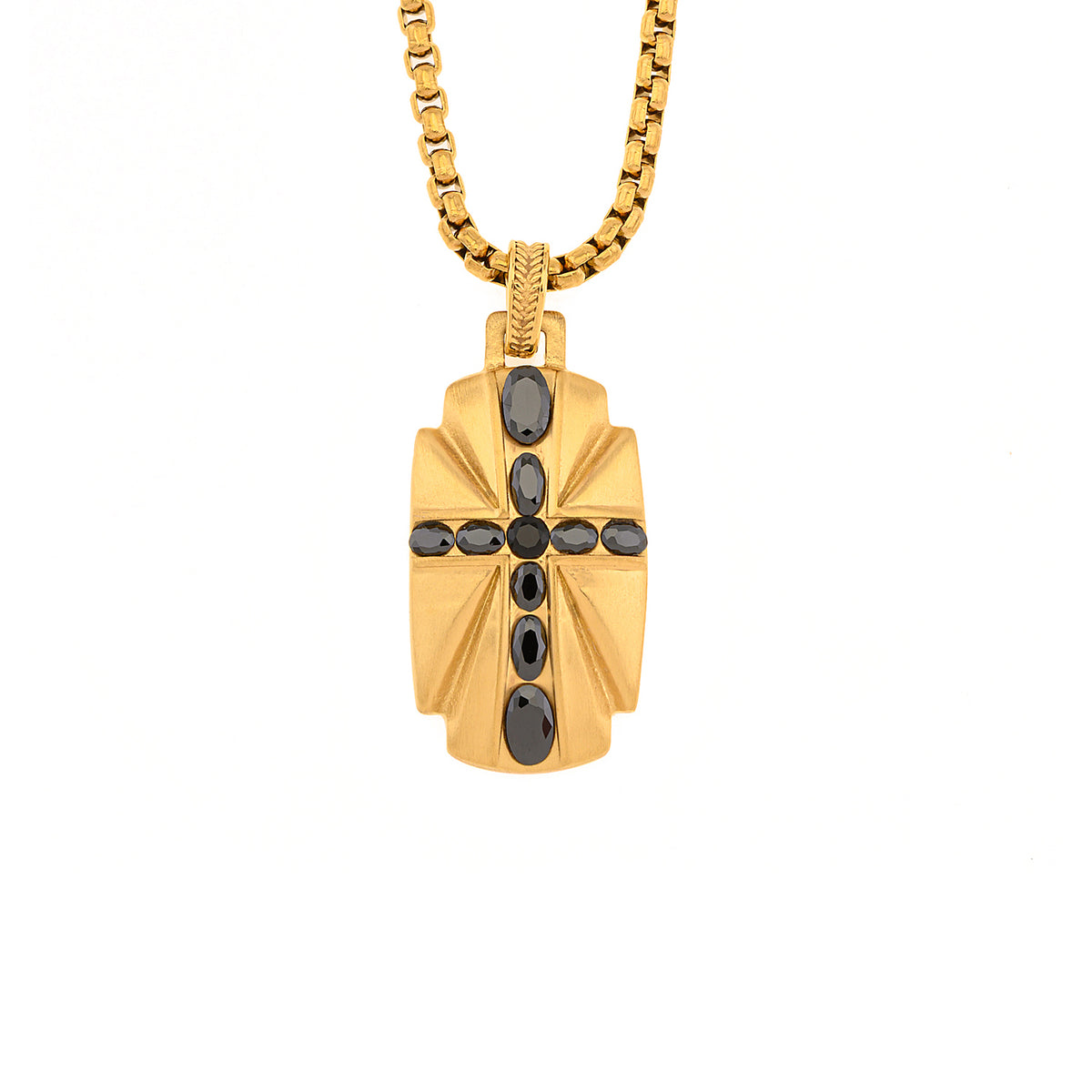 Cross Tag Necklace