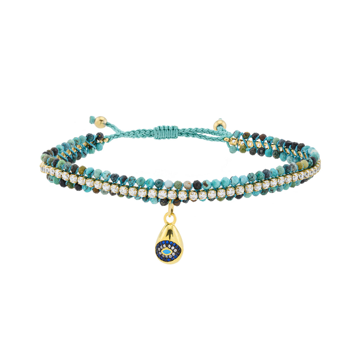 Turquoise Eye Egg Bracelet