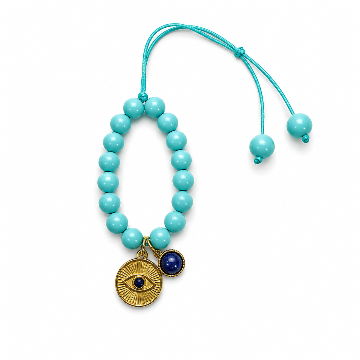 Turquoise Eye Charm