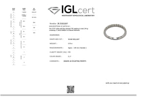 0.35ct, E/F, VVS, Diamond Eternity Ring