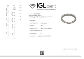 1.39ct, E/F, VVS Diamond Eternity Ring