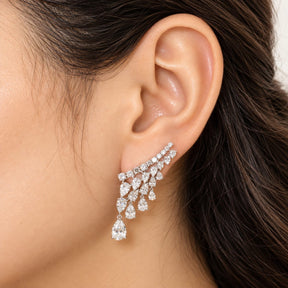 Diamond Cascade Earrings