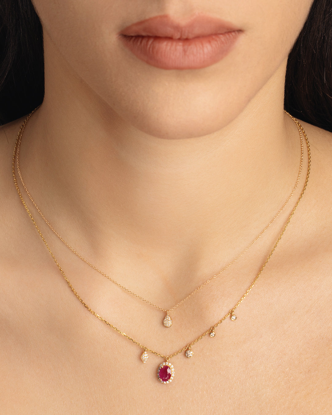 Diamond Drop Necklace