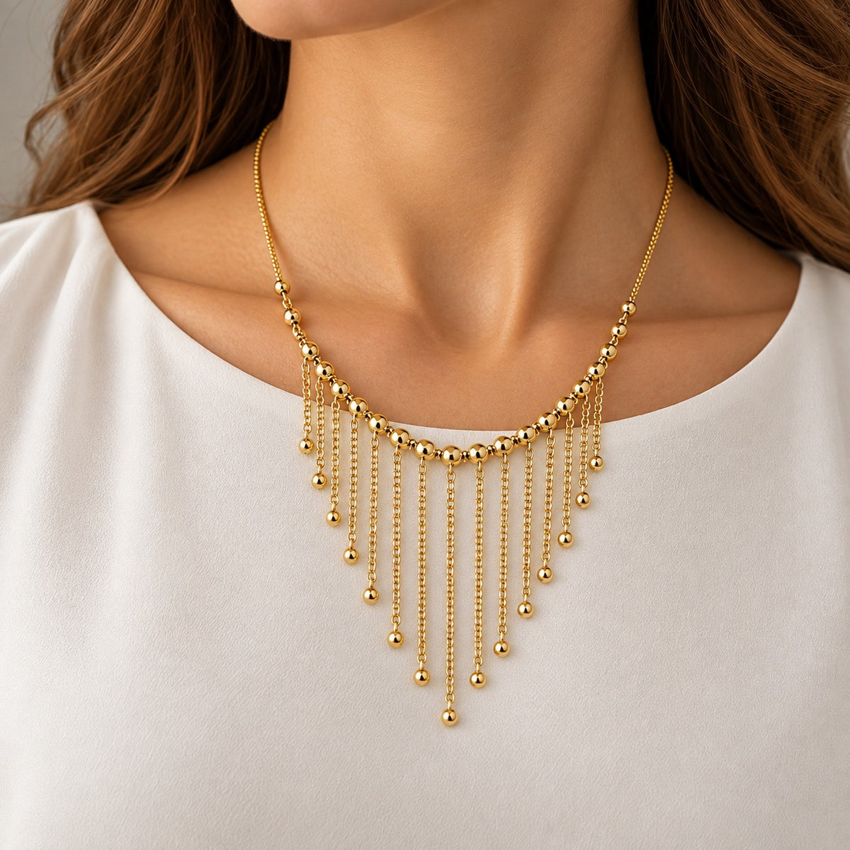 Rain of Beads Necklace
