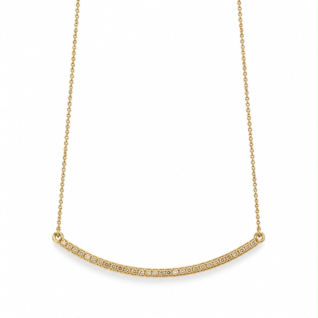 Diamond Bar Necklace