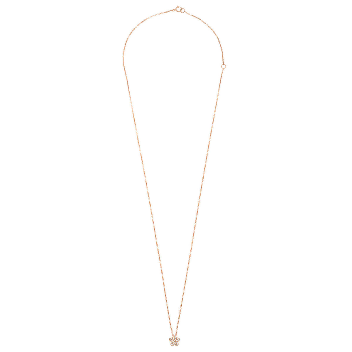 Flower Diamond Necklace