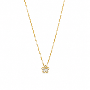 Flower Diamond Necklace