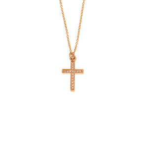 Diamond Cross. Gold and diamond cross. Cross for christening. Cross for baptism. Fine jewellery. Anatol jewellery. Χρυσά κοσμήματα. Κοσμήματα Κηφισιά. Σταυρός χρυσός. Σταυρός με διαμάντια. Βαφτιστικός σταυρός. Σταυρός για βάφτιση.  Σταυρός με μπριγιάν. 