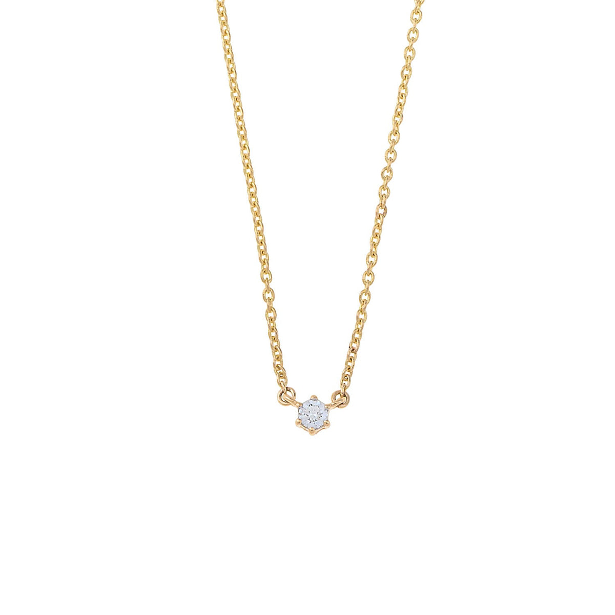 0.05CT, F, VVS, DIAMOND NECKLACE