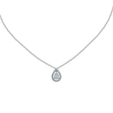 Diamond Necklace. Solitaire diamond necklace. Single diamond necklace. Diamond necklace gift. Color. Clarity. Brilliant cut diamond. GIA Certified. Golden Hall. Kifissia. Athens. Κολιέ με διαμάντι. Μονόπετρο κολιέ. Χρυσά κοσμήματα. Κηφισιά. Διαμαντένιο κολιέ. Κολιέ με μπριγιάν. Pear shaped diamond necklace.