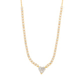 Gold and diamond bar necklace. Bar necklace. Diamond Necklace. Diamond Bar. Necklace. Fine Jewellery. Golden Hall. Greece. Athens. Χρυσή μπαρέτα. Διαμαντένια μπαρέτα. Χρυσό κολιέ. Κολιέ με διαμάντια. Diamond heart necklace. Wedding necklace. Heart. Love necklace.