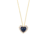 Blue Layers of Love Necklace
