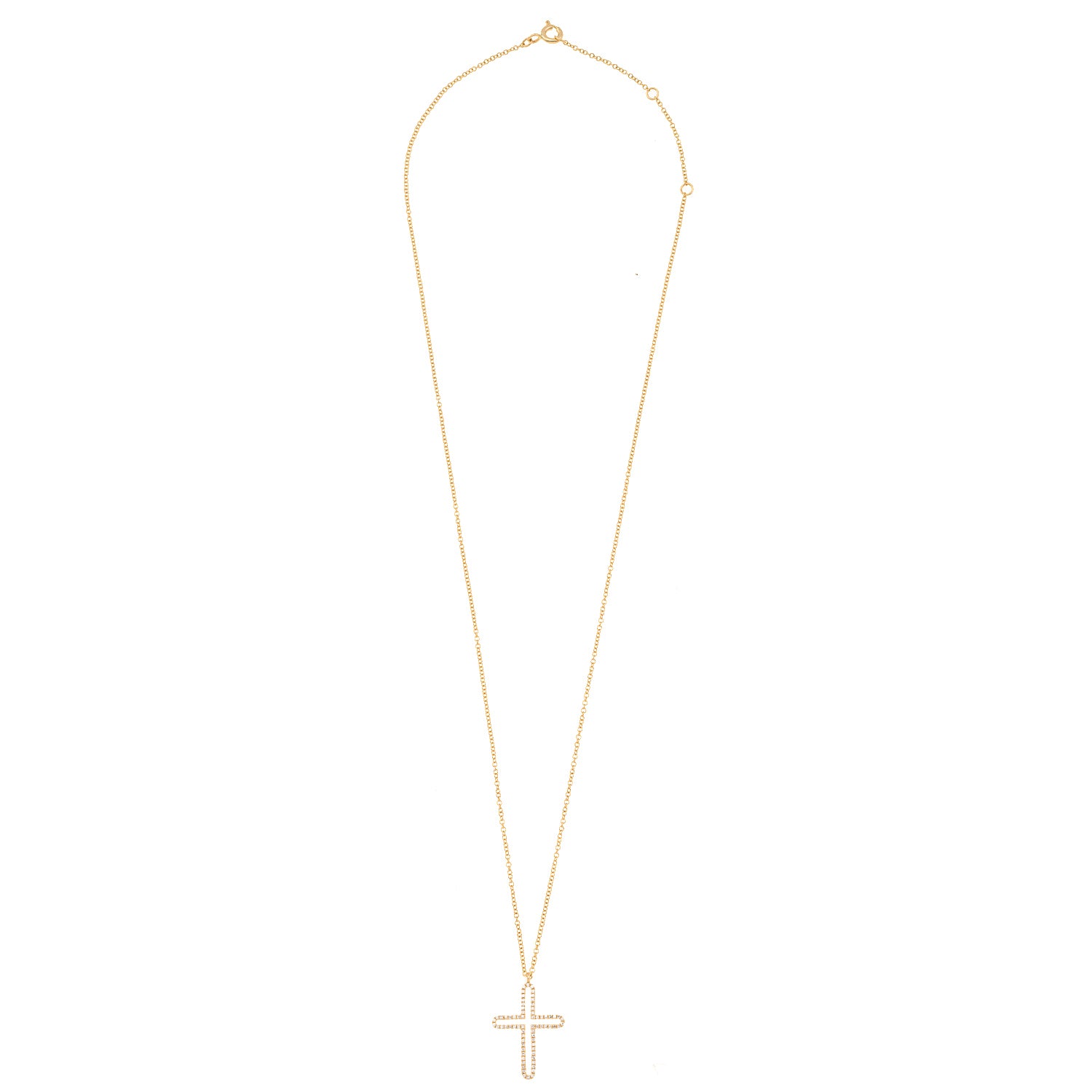 Diamond Cross. Gold and diamond cross. Cross for christening. Cross for baptism. Evan Anatol. Golden Hall. Greece.