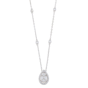 Pear Diamond Necklace