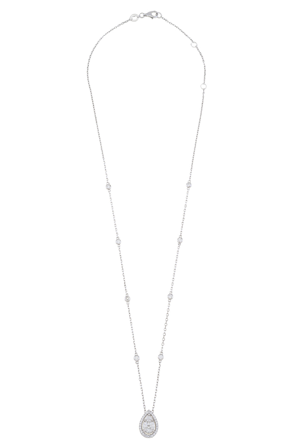 Pear Diamond Necklace