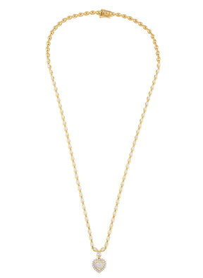 Sunlit Affection Heart Necklace