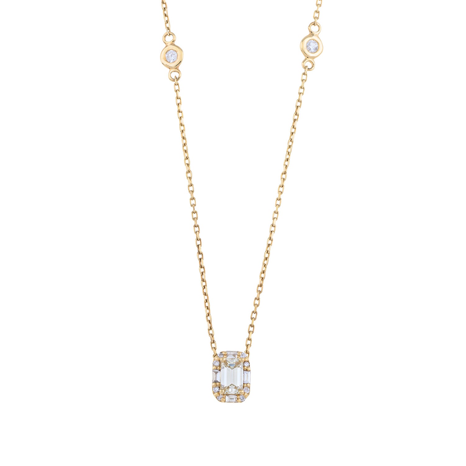 Yellow Diamond Necklace