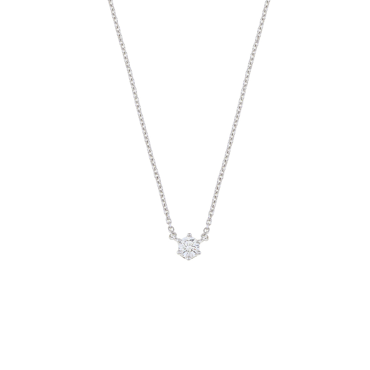 0.15CT, F, VVS DIAMOND NECKLACE