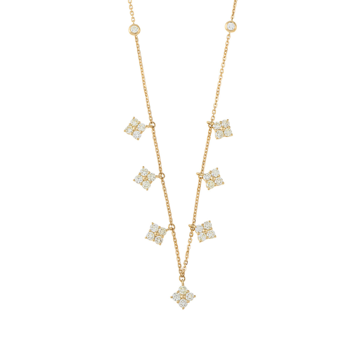 Mini Cross Drops Necklace
