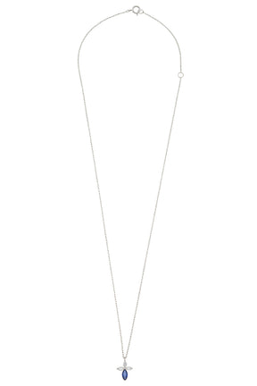 Blue Point Cross Necklace