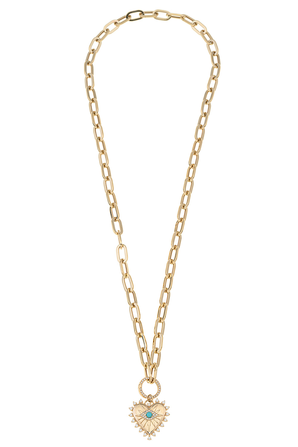 Golden Buzz Eye Necklace