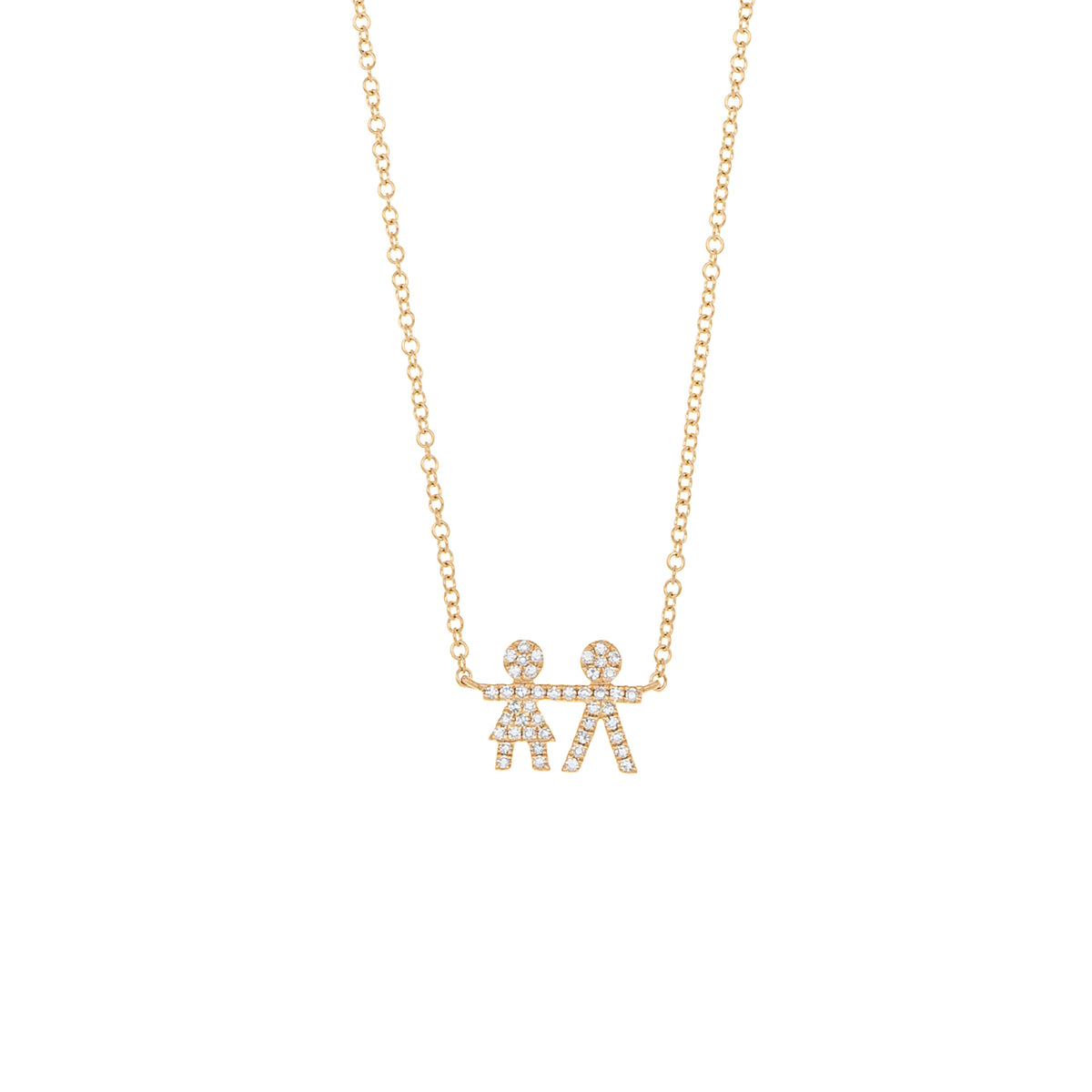 Brother Sister Necklace