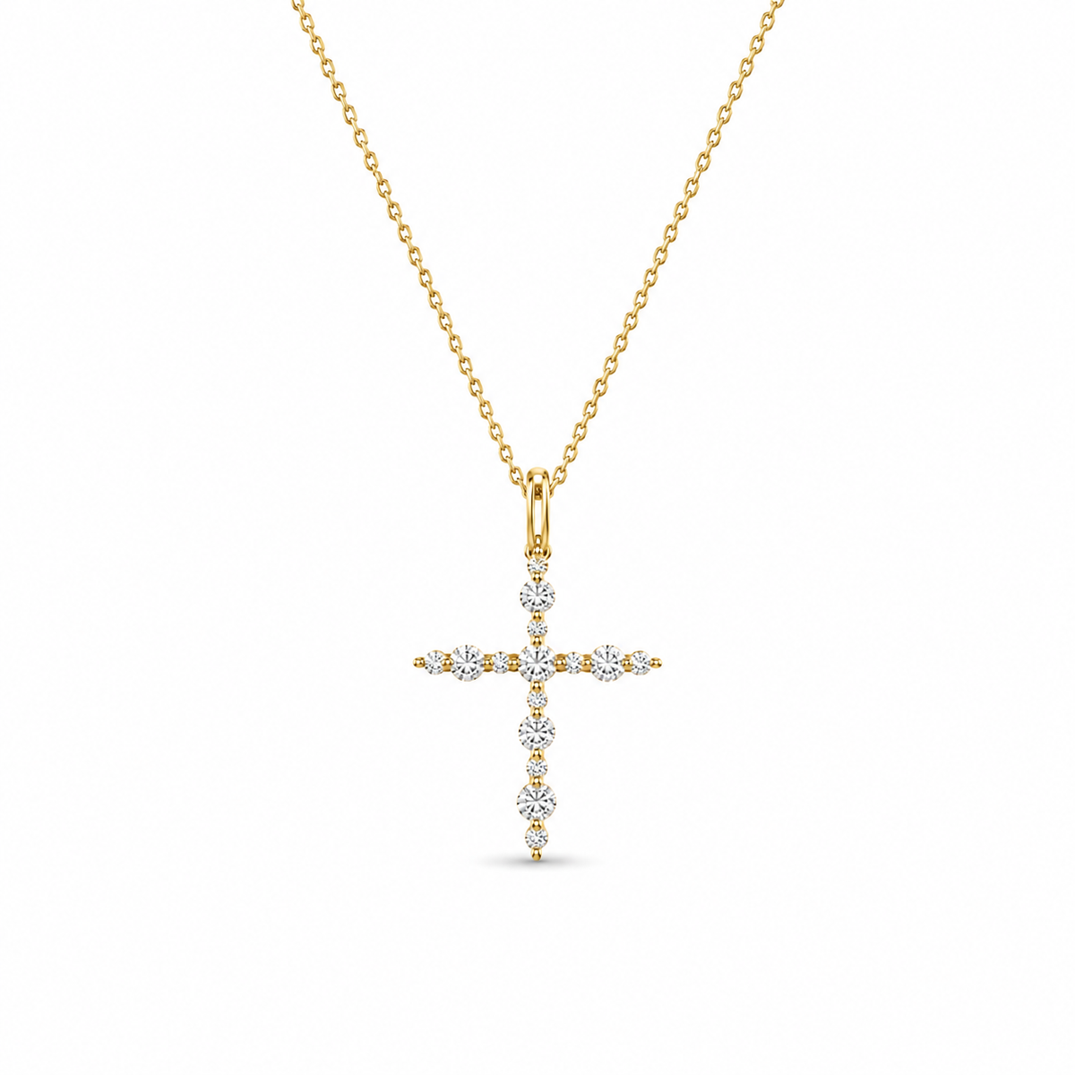 Diamond Cross Necklace