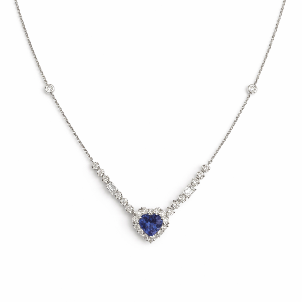 Azure Royal Diamond Necklace