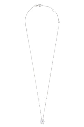 Round Diamond Pendant Necklace