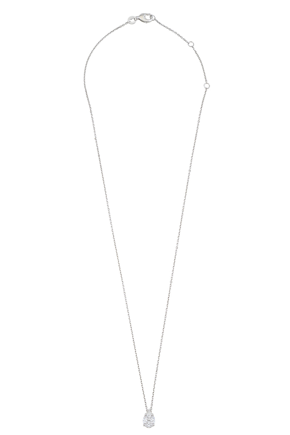 Diamond Teardrop Pendant Necklace