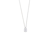 Diamond Teardrop Pendant Necklace