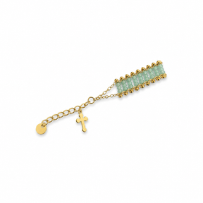 Cross on Beads Bracelet