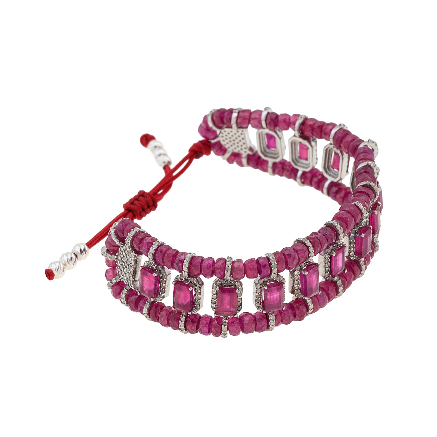 Ruby Wave Bracelet