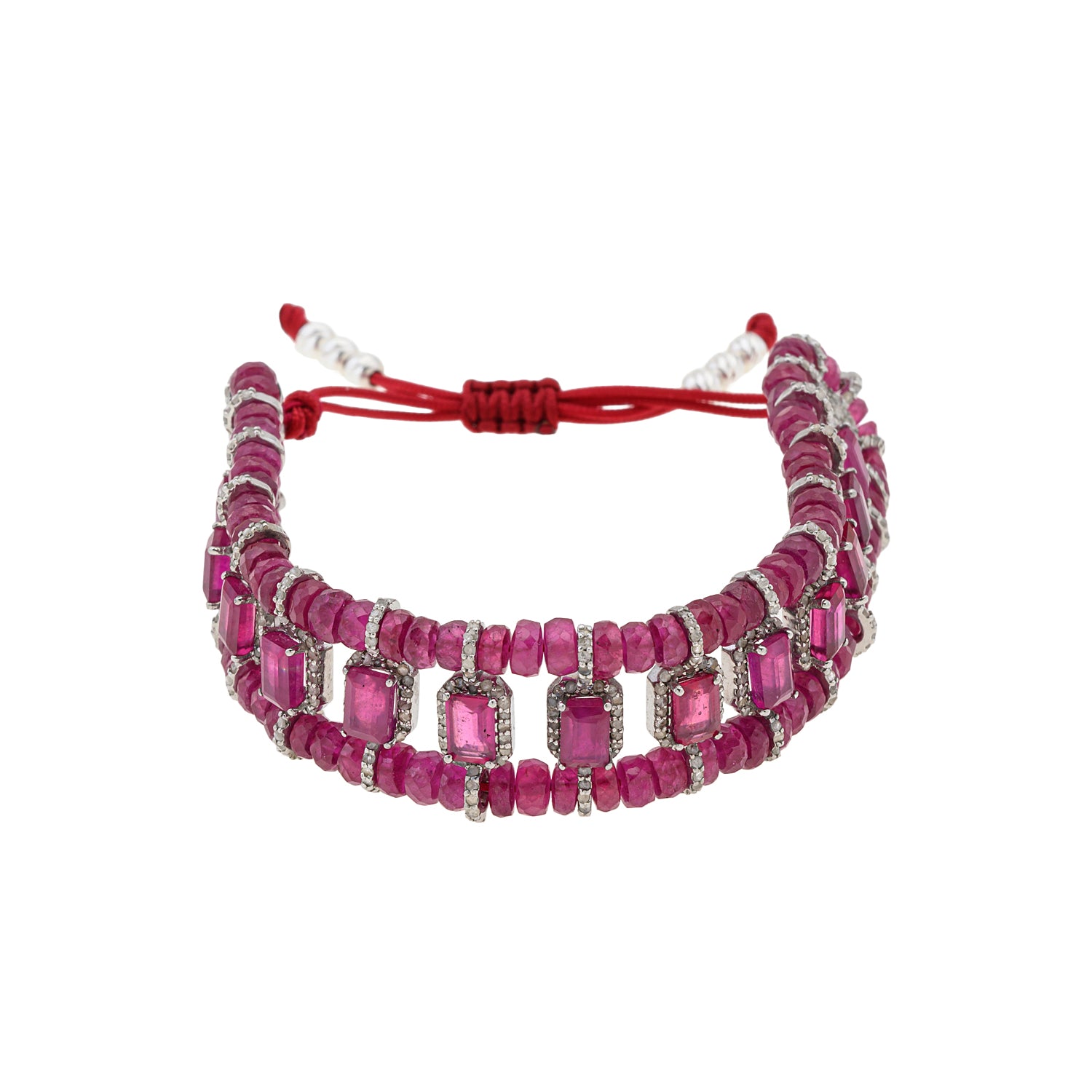 Ruby Wave Bracelet