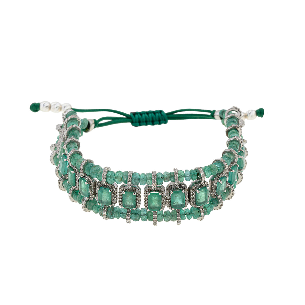 Emerald Wave Bracelet