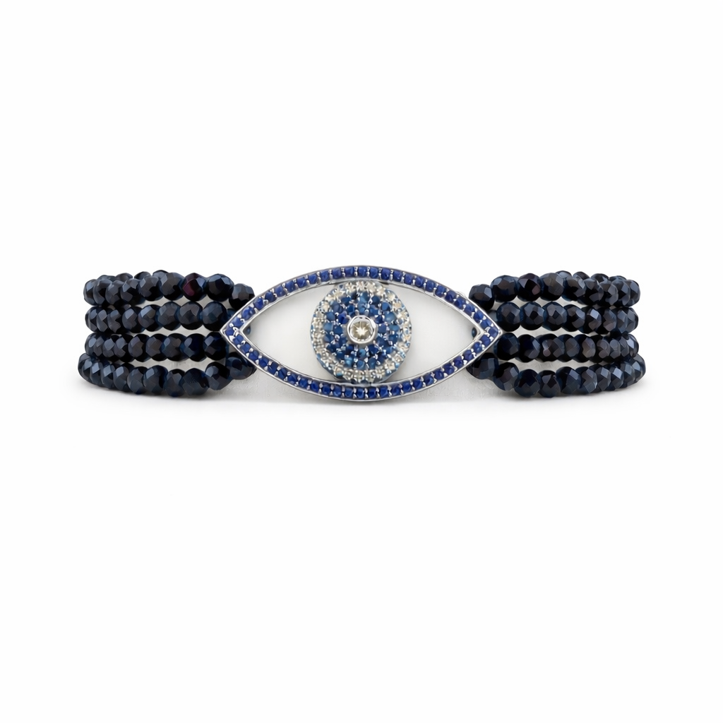 Sapphire Eye Bracelet