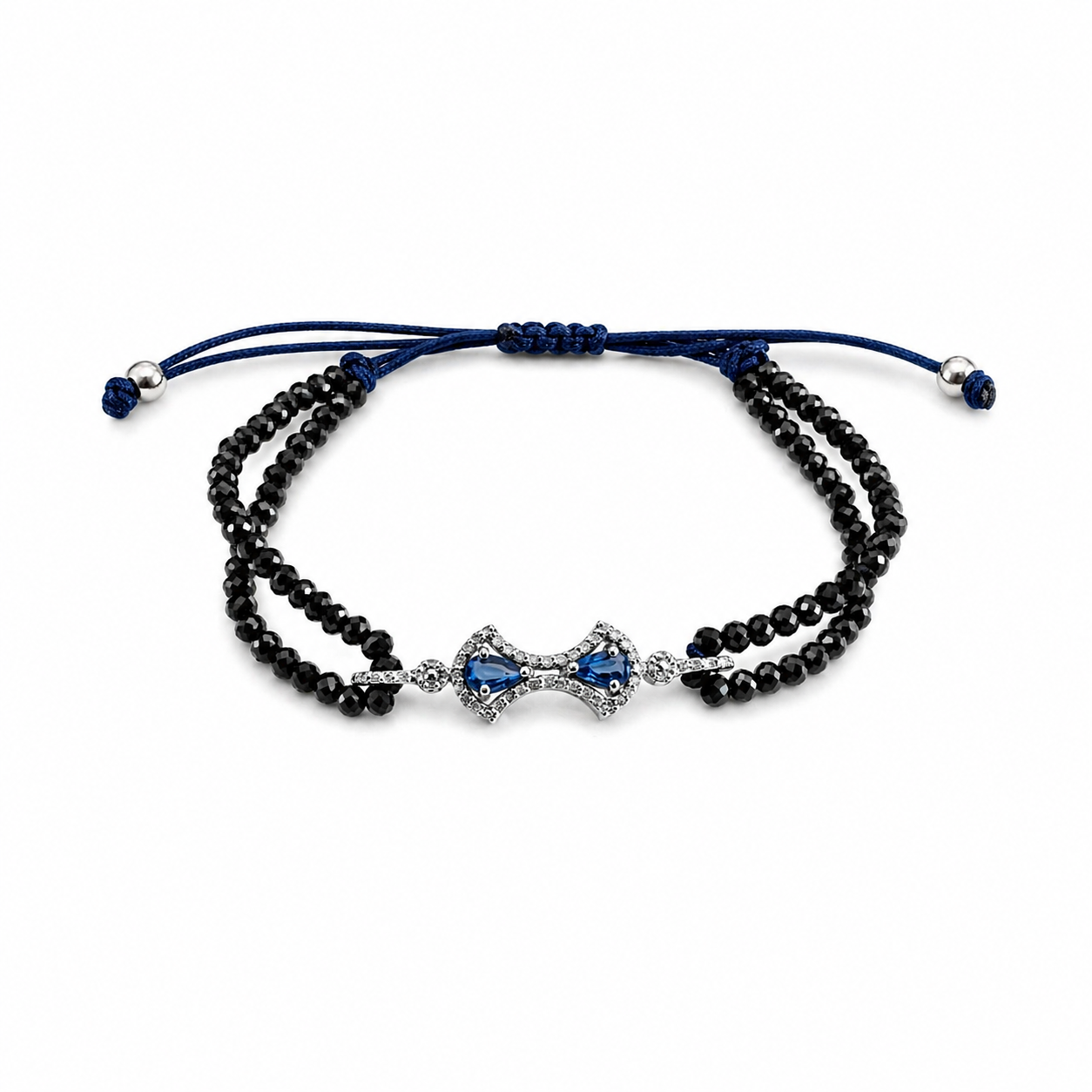 Blue Mirror Bar Bracelet