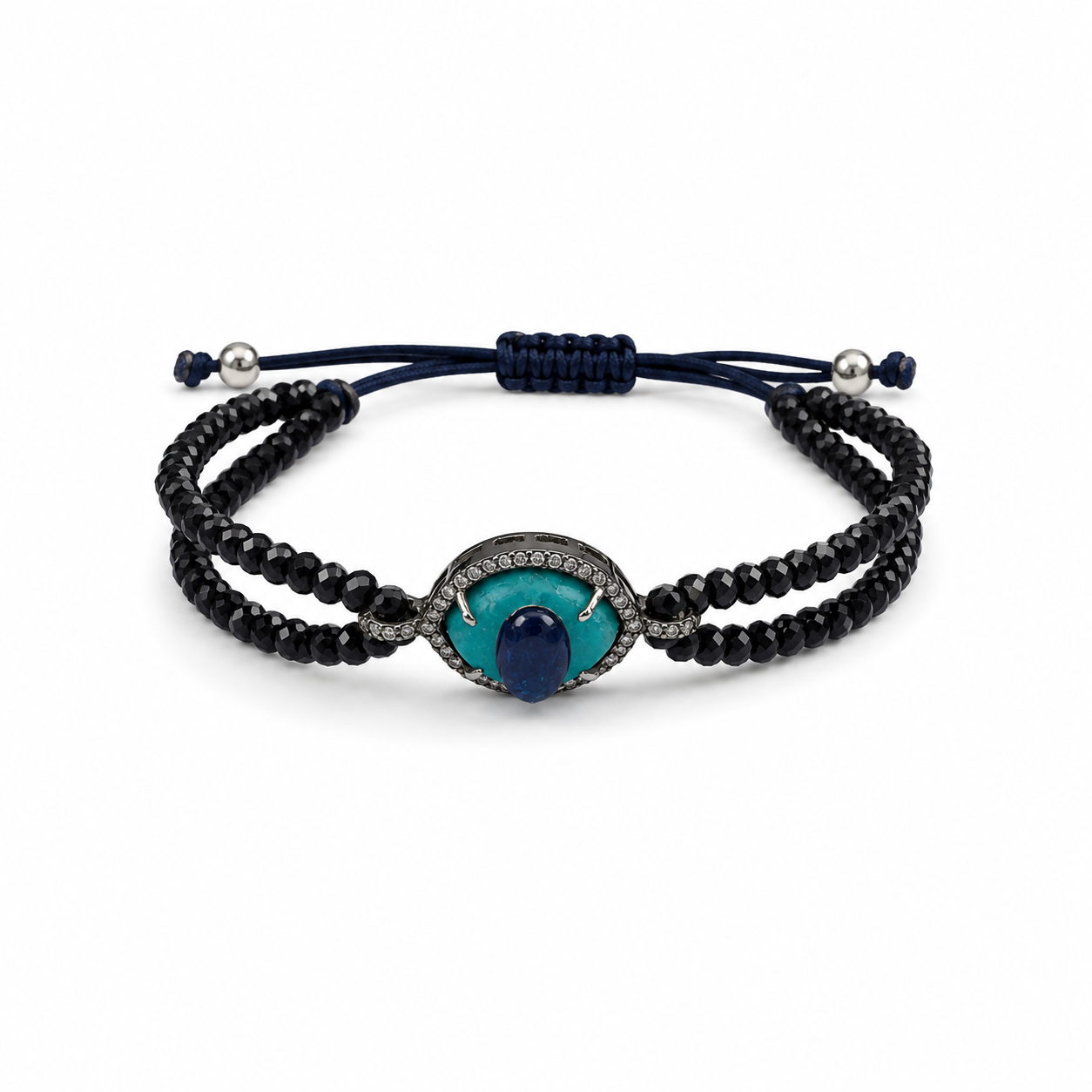 3D Evil Eye Beaded Bracelet