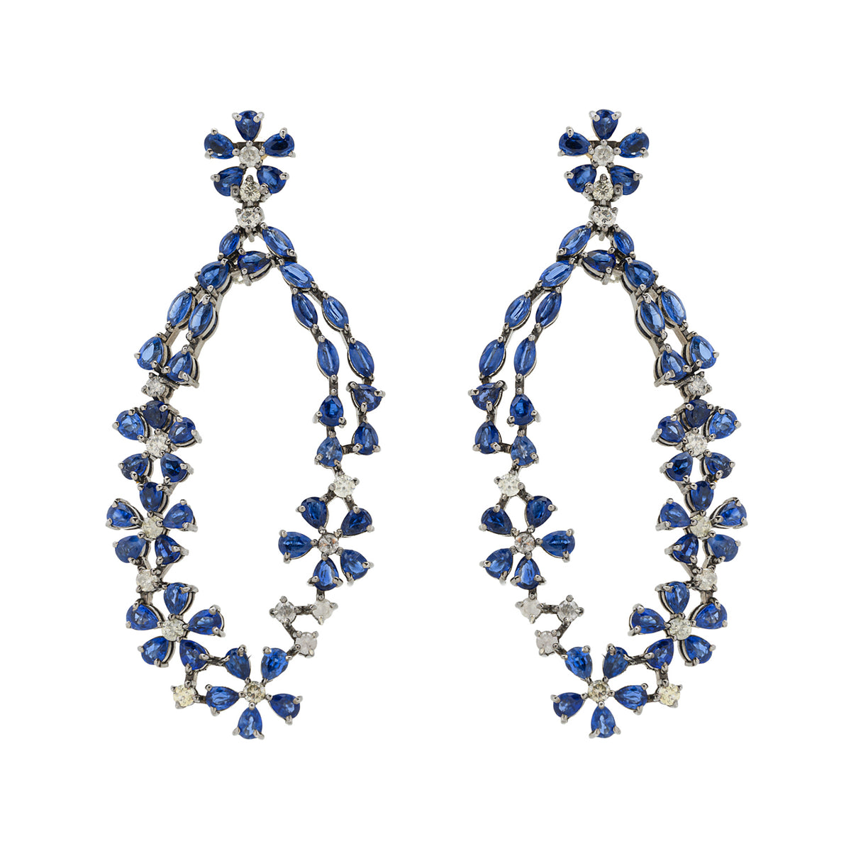 Blue Garden Earrings